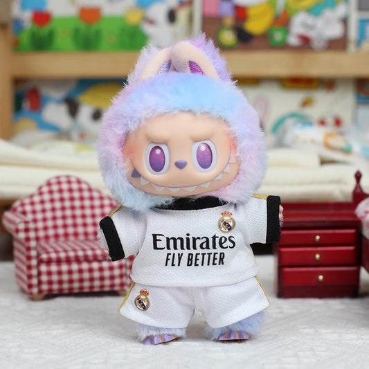 Labubu Real Madrid Outfit