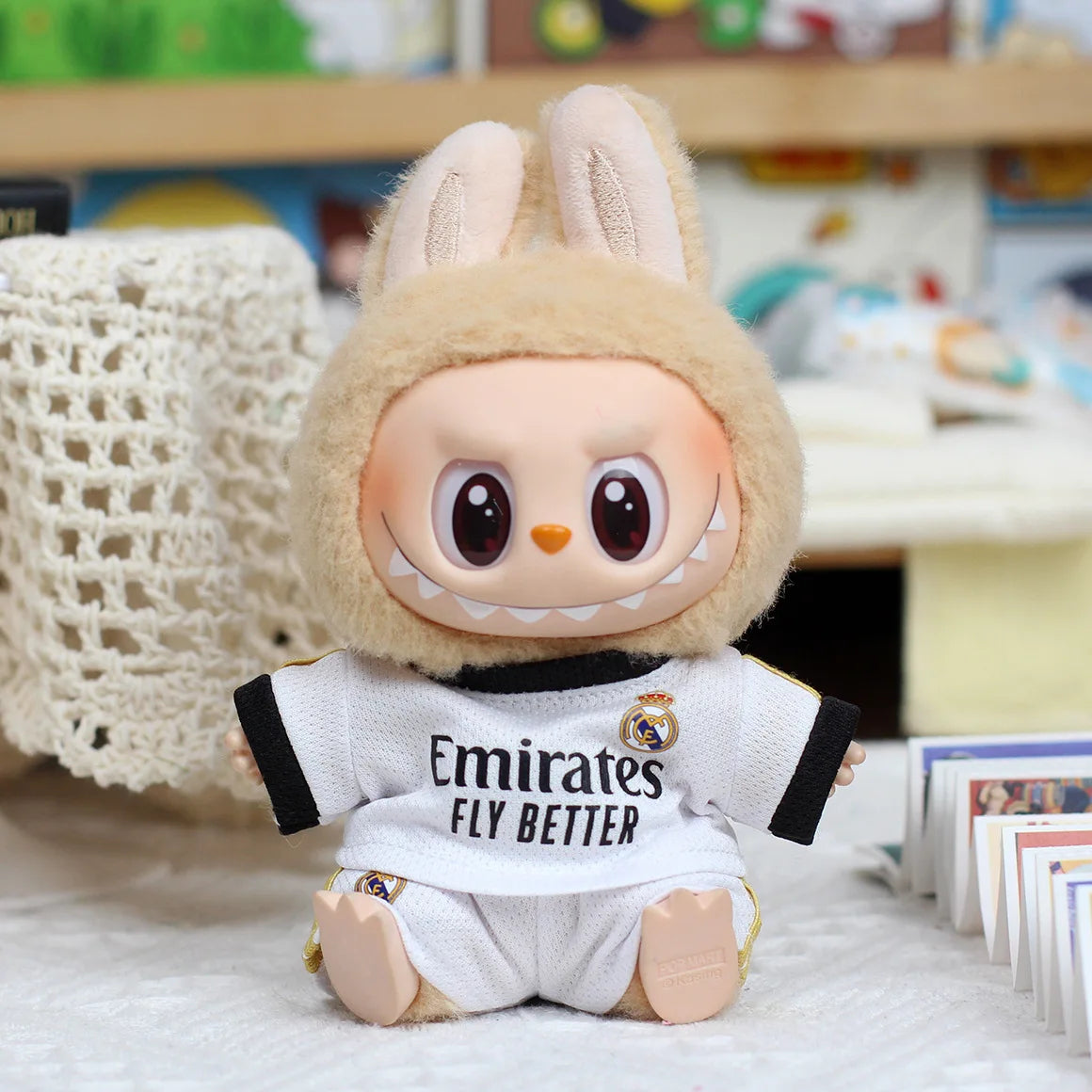 Labubu Real Madrid Outfit